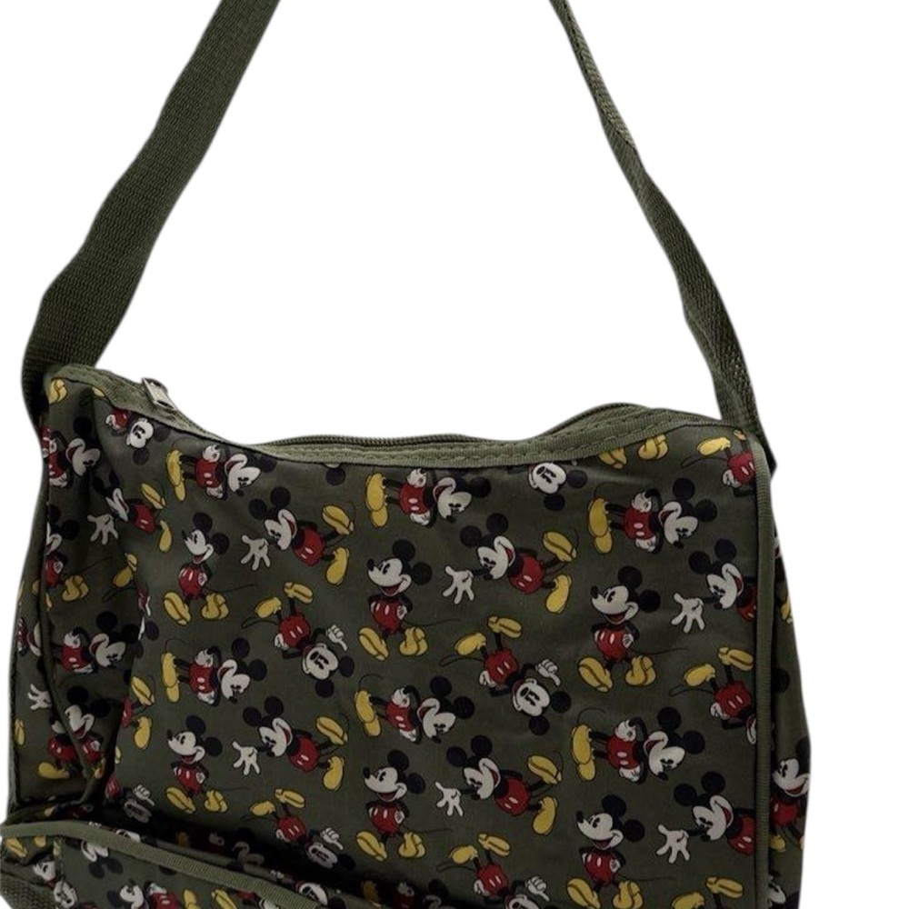 Disney Mickey Mouse Olive Shoulder Bag - Picture 5 of 5